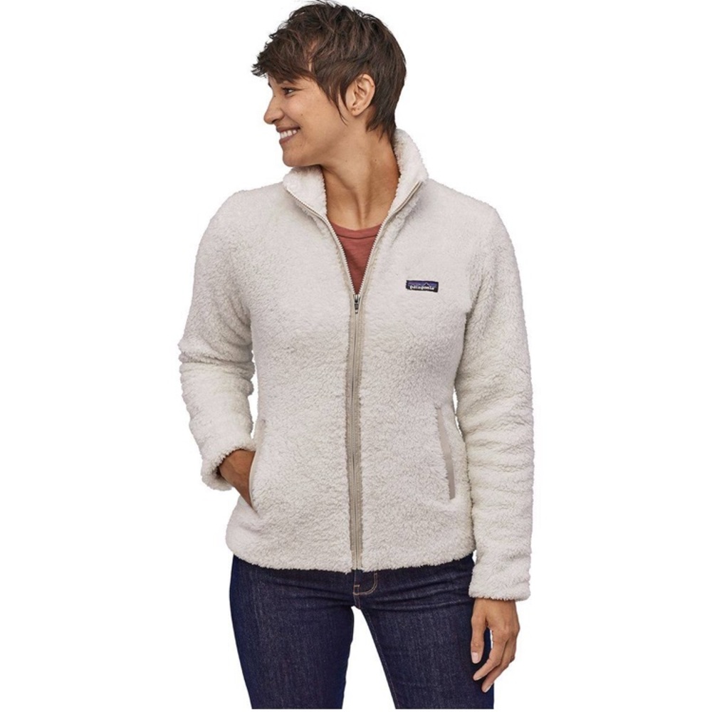 Patagonia Los Gatos Fleece Furry Zip Jacket White